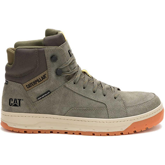 Cat Men's Streamline Court Mid Composite Toe Work Shoe - Dusty Olive - P91623 - Overlook Boots