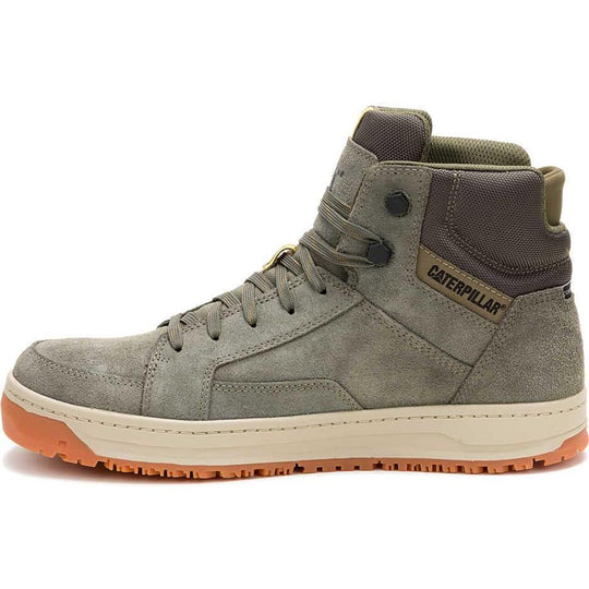 Cat Men's Streamline Court Mid Composite Toe Work Shoe - Dusty Olive - P91623 - Overlook Boots