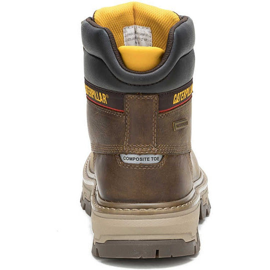 Cat Men's Colorado Equip 6" Composite Toe Waterproof Slip Resistant Work Boot - Pyramid - P91723 - Overlook Boots