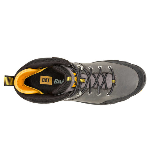 Cat Men's Threshold Rebound Steel Toe Waterproof Hiker Work Boot - Shade - P91778 - Overlook Boots