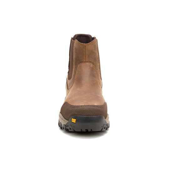 Cat Men's Threshold Rebound Steel Toe Waterproof Chelsea Work Boot - Bison - P91783 - Overlook Boots