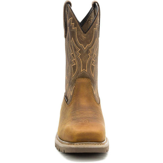 Cat Men's Colorado Frontier Steel Toe Slip Resistant Western Boot - Beaned - P91797 - Overlook Boots