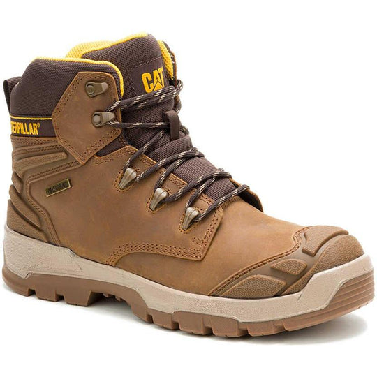 Cat Men's Striver XL Steel Toe Waterproof Lace Up Work Boot - Pyramid - P91816 6 / Medium / Pyramid - Overlook Boots
