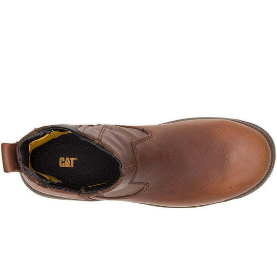 Cat Women's Abbey Steel Toe Waterproof Slip Resistant Work Boot - Butterscotch - P91027 - Overlook Boots