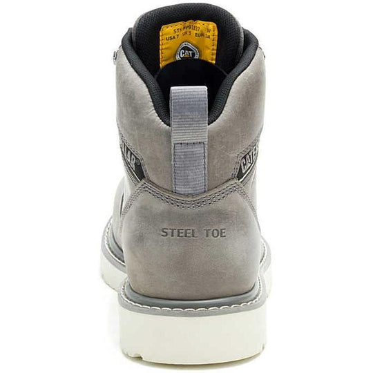 Cat Women's Reclaimer Steel Toe Waterproof Wedge Work Boot - Frost Grey - P91837 - Overlook Boots