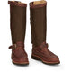 Chippewa Men's Cutter 17" Moc Toe Pull-On Snake Hunt Boot Brown- 23923  - Overlook Boots