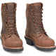 Chippewa Men's Thunderstruck 9" Comp Toe Waterproof Logger Work Boot- Brown- TH1022 - Overlook Boots