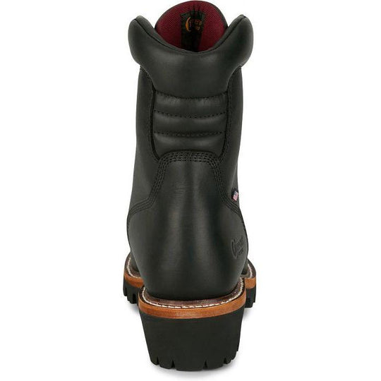 Chippewa Men's Super Logger 9" Steel Toe WP 400G Logger Work Boot - Black - SL5410 - Overlook Boots