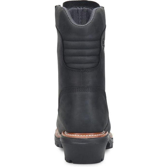 Chippewa Men's Thunderstruck 9" Composite Toe Waterproof 400G Insulated Logger Work Boot - Black - TH1021 - Overlook Boots
