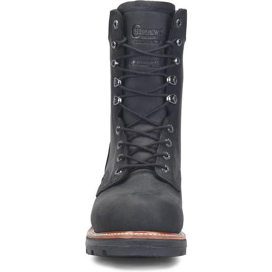 Chippewa Men's Thunderstruck 9" Composite Toe Waterproof 400G Insulated Logger Work Boot - Black - TH1021 - Overlook Boots