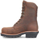 Chippewa Men's Thunderstruck 9" Comp Toe Waterproof Logger Work Boot- Brown- TH1022 - Overlook Boots