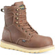 Carolina Men's Gruntz 8" Comp Toe Waterproof Work Boot - Brown - CA3603 8 / Medium / Brown - Overlook Boots