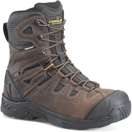 Carolina Men's Freezer 8" Comp Toe Waterproof Insulated Work Boot - Brown - CA4590 8 / Medium / Brown - Overlook Boots