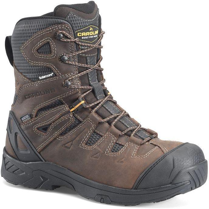 Carolina Men's Freezer 8" Comp Toe Waterproof Insulated Work Boot - Brown - CA4590 8 / Medium / Brown - Overlook Boots