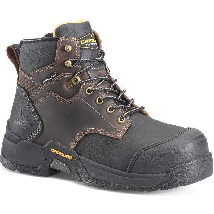 Carolina Men's Barrett 6" Composite Toe Waterproof Work Boot - Brown - CA5600 8 / Medium / Brown - Overlook Boots