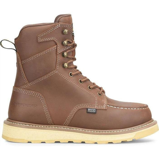 Carolina Men's Gruntz 8" Soft Toe WP Work Boot - Brown - CA3602 - Overlook Boots