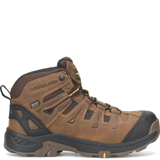 Carolina Men's Quadricep 5" Composite Toe Waterproof Slip Resistant Work Boot - Brown - CA4546 - Overlook Boots