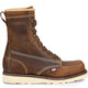 Carolina Men's Domestic 8" Soft Toe Moc Toe Wedge Work Boot - Brown - CA8012 - Overlook Boots