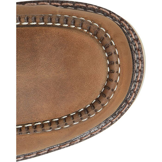 Carolina Men's AMP USA Made 6" Moc Toe Wedge Work Boot Brown - CA7011 - Overlook Boots