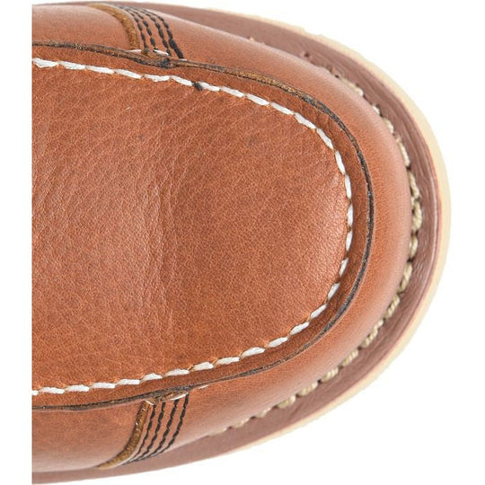 Carolina Men's Staple Gun 6" Soft Toe Waterproof Wedge Work Boot -Tan- CA7070 - Overlook Boots