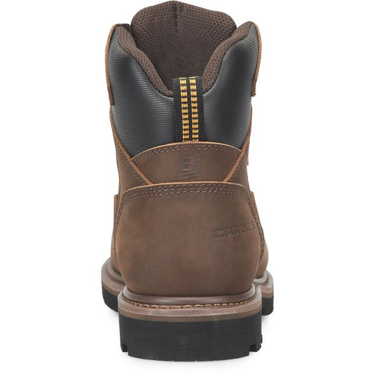 Carolina Men's Gruntz 6" Steel Toe Waterproof Steel Toe Work Boot - Brown - CA3598 - Overlook Boots