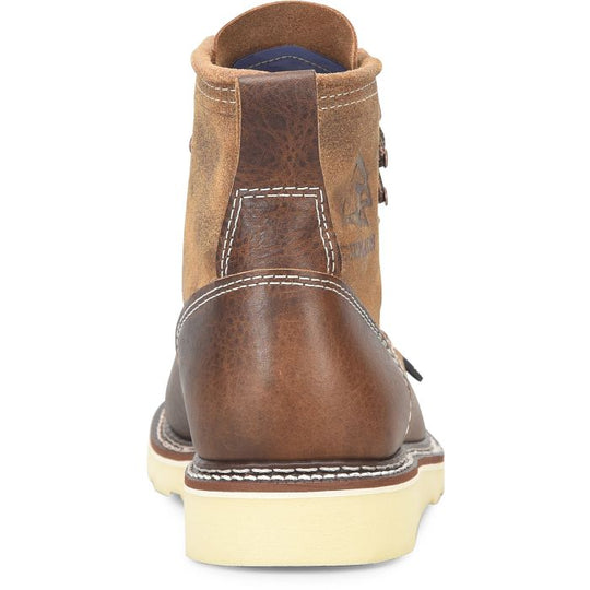 Carolina Men's Roughout Amp 6" Soft Toe USA Made Work Boot - Dark Brown - CA7068 - Overlook Boots
