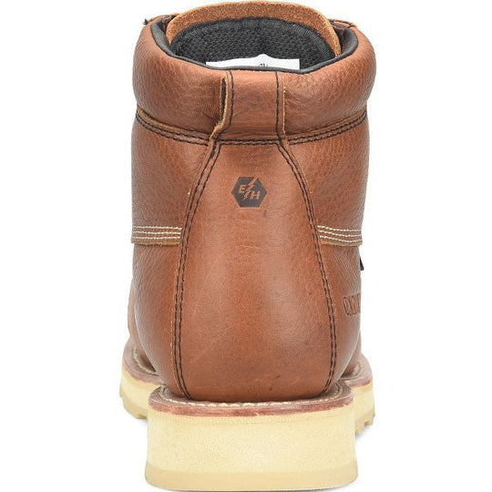 Carolina Men's Staple Gun 6" Soft Toe Waterproof Wedge Work Boot -Tan- CA7070 - Overlook Boots