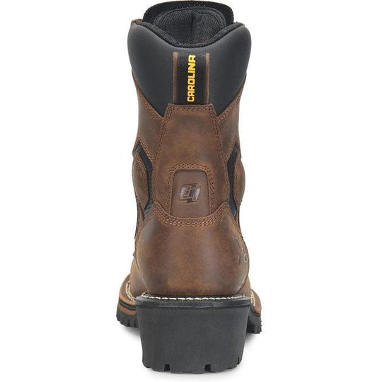 Carolina Men's Pitstop 8" Carbon Comp Toe Waterproof Work Boot - Brown - CA8544 - Overlook Boots