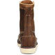 Carolina Men's Domestic 8" Soft Toe Moc Toe Wedge Work Boot - Brown - CA8012 - Overlook Boots