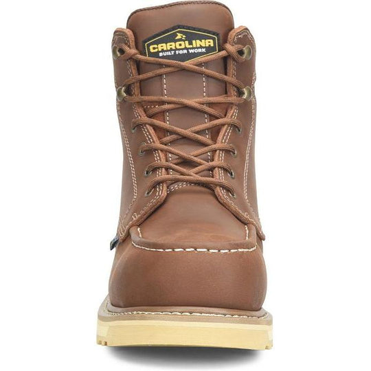 Carolina Men's Gruntz 6" Comp Toe Waterproof Work Boot - Brown - CA3601 - Overlook Boots
