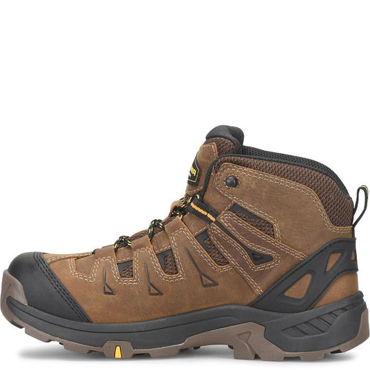 Carolina Men's Quadricep 5" Composite Toe Waterproof Slip Resistant Work Boot - Brown - CA4546 - Overlook Boots