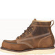 Carolina Men's AMP USA Made 6" Moc Toe Wedge Work Boot Brown - CA7011 - Overlook Boots
