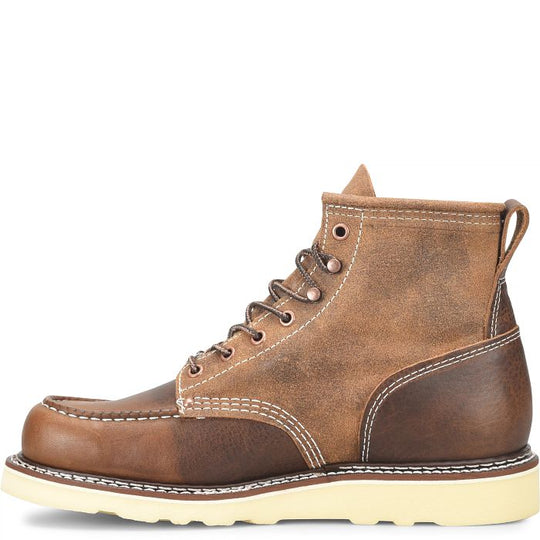 Carolina Men's Roughout Amp 6" Soft Toe USA Made Work Boot - Dark Brown - CA7068 - Overlook Boots