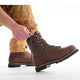 Carolina Men's Gruntz 8" Steel Toe Waterproof Work Boot - Brown - CA3599 - Overlook Boots