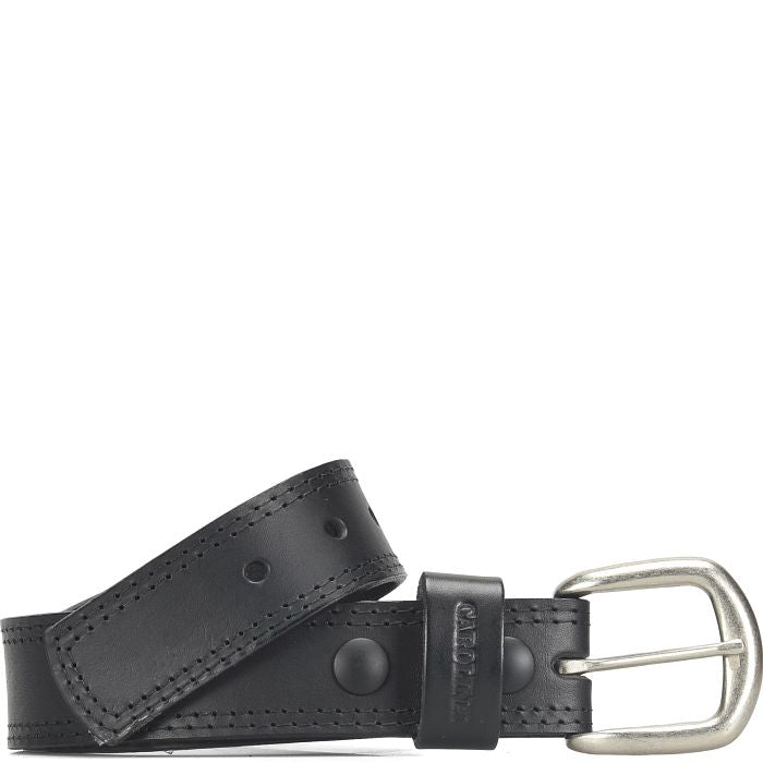Carolina Men's USA Made Work Belt 2 Row Stitch - Black - CA902 34 / Black - Overlook Boots