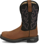Justin Men's Rigman 11" Waterproof Composite Toe Work Boot - Black - CR4018 - Overlook Boots