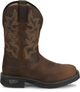 Justin Men's Rigman 11" Waterproof Composite Toe Work Boot - Brown - CR4019 - Overlook Boots