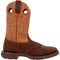 Durango Men's Rebel 11" Soft Toe Saddle Up Western Classic Boot- Brown- DB4442 6 / Medium / Brown/Tan - Overlook Boots