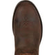 Durango Men's Rebel 12" Soft Toe Round Toe Pull-On Western Boot - Chocolate - DB5464 - Overlook Boots