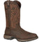 Durango Men's Rebel 12" Soft Toe Round Toe Pull-On Western Boot - Chocolate - DB5464 8 / Medium / Chocolate - Overlook Boots