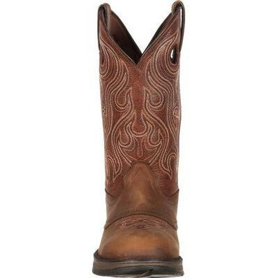 Durango Men's Rebel 12" Soft Toe Round Toe Saddle Western Boot - Brown - DB5474 - Overlook Boots