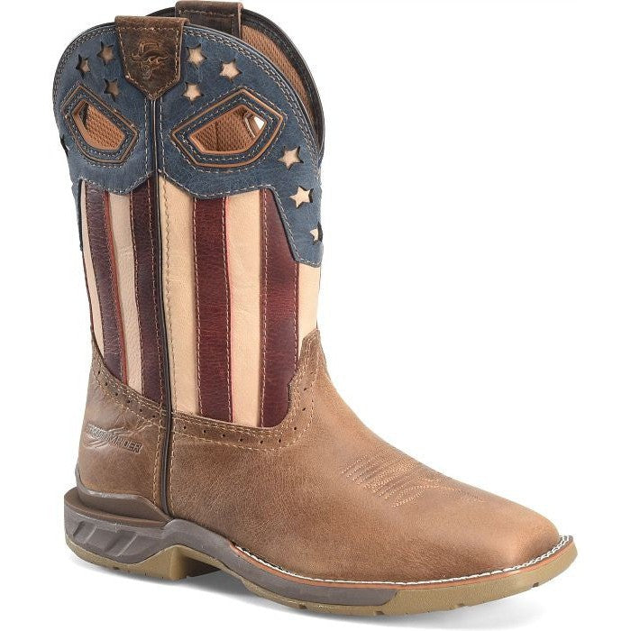 Phantom Rider Men's Fortitude 11" Square Toe Western Work Boot -Brown- PH5005 - Overlook Boots