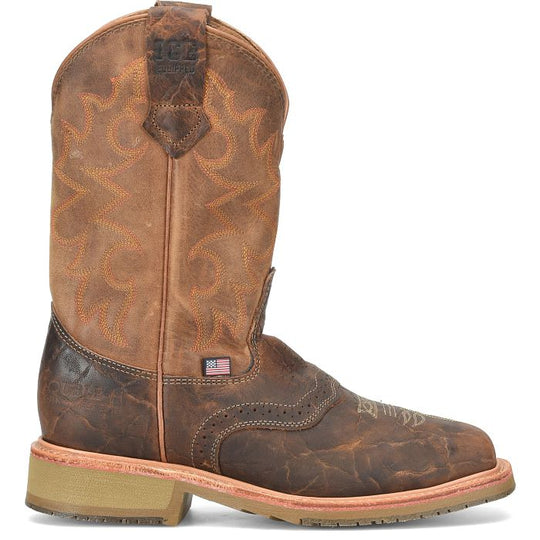 Double H Men's Baker 11" USA Made Steel Toe Western Work Boot - Brown - DH4671 - Overlook Boots