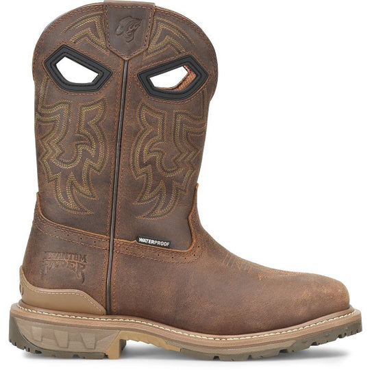 Phantom Rider Men's Stanton 11" Soft Toe Waterproof Western Work Boot - Brown - PH5021 - Overlook Boots