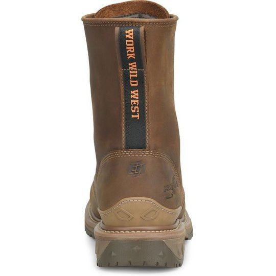 Double H Men's Dailor 8" Wide Square Composite Toe Western Work Boot Brown - PH5012 - Overlook Boots