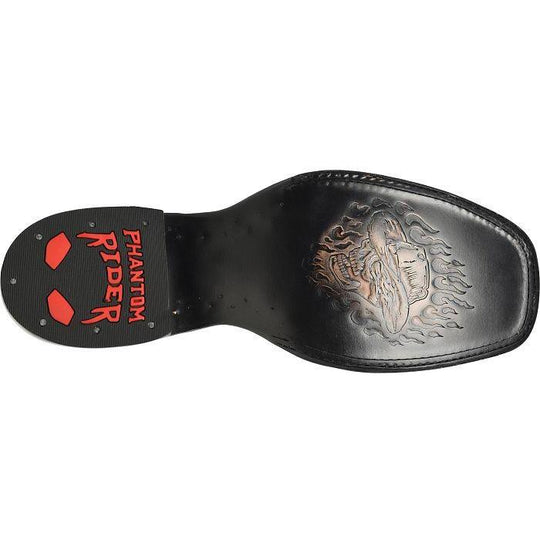 Phantom Rider Men's Arcana 11" Square Toe Western Boot- Black - PH5044 - Overlook Boots