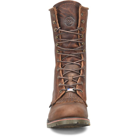 Double H Men's Lewis 9" U Toe Packer Western Work Boot - Brown - DH3706 - Overlook Boots