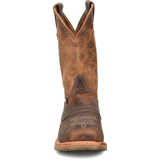 Double H Men's Baker 11" USA Made Steel Toe Western Work Boot - Brown - DH4671 - Overlook Boots