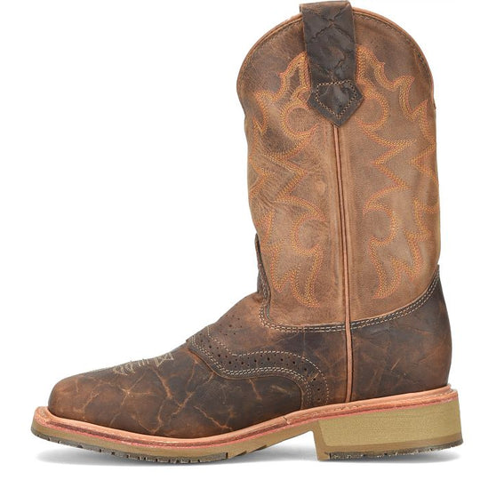 Double H Men's Baker 11" USA Made Steel Toe Western Work Boot - Brown - DH4671 - Overlook Boots