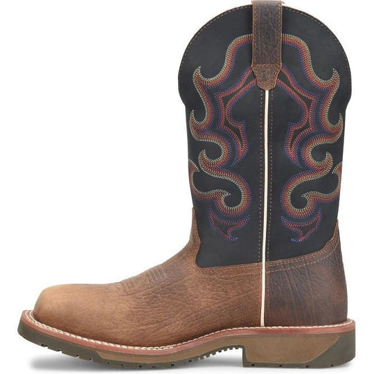 Double H Men's Belgrade 12" Composite Toe Western Work Boot -Brown- DH6140 - Overlook Boots